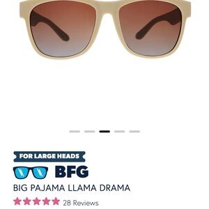 Cream and Brown Sunglasses